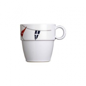 Чайная чашка нескользящая (7,8х7,2 см) , "Regata", 6 шт
