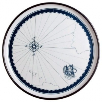 Большая плоская тарелка "Columbus", круглая, 30 см, 2 шт