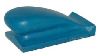 Шлифблок 70-120мм на липучке, синий