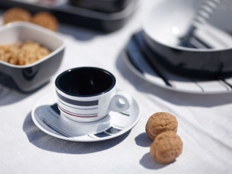 Чашка для эспрессо с блюдцем "Monaco", 7,8х7,2 см, 6 шт