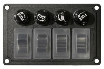 Панель 4 клавиши, силиконовые колпачки, 4 предохранителя